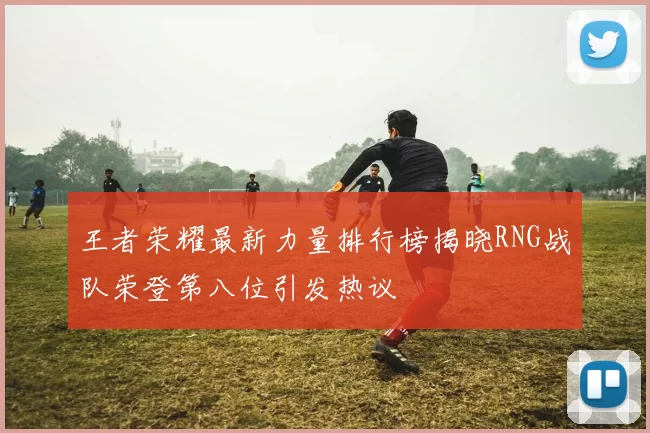 王者荣耀最新力量排行榜揭晓RNG战队荣登第八位引发热议